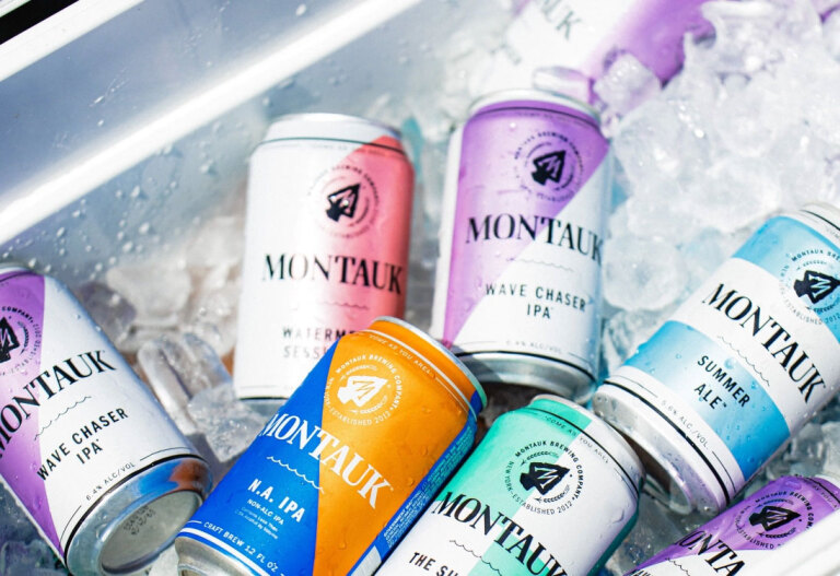 Montauk Brewing Co mixed cool box