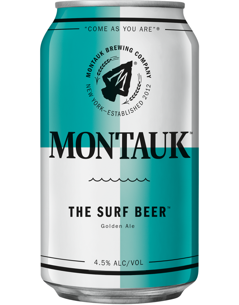 Montauk Brewing Co The Surf Beer Golden Ale 12oz 7.3%ABV Season Can